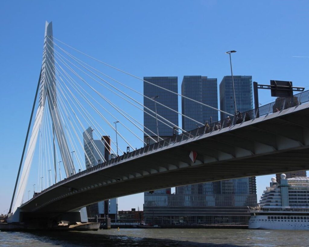 The Erasmus Bridge Rotterdam