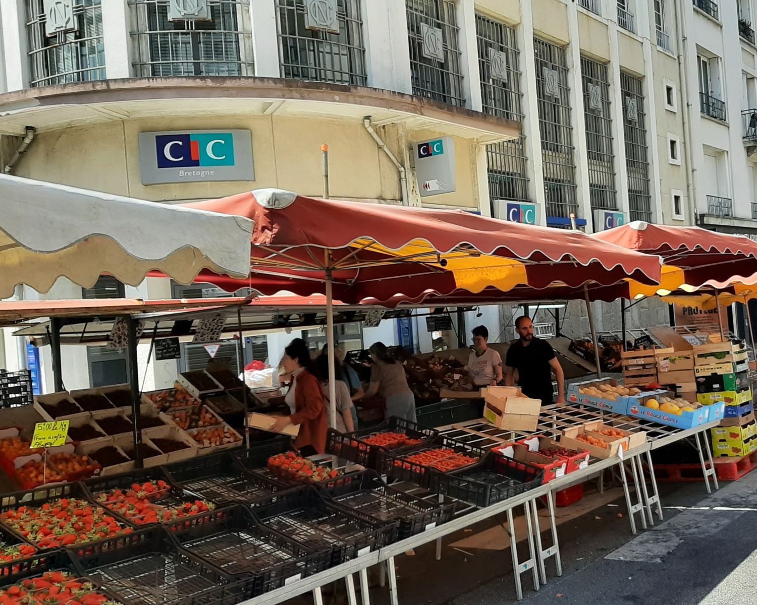 Street Market in Brest