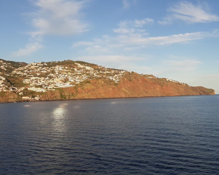 Last look back at Funchal as we leave