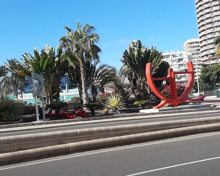 Sculpture along the seafront