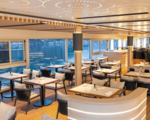 Seating at the Pool Grill