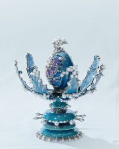 Inside image of the Journey in Jewels Faberge Egg