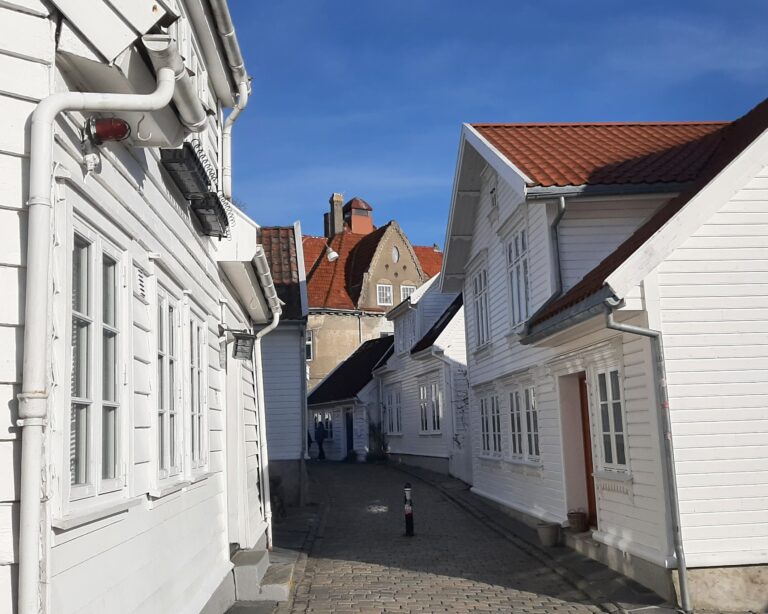 Narrow streets in Gamle Stavanger