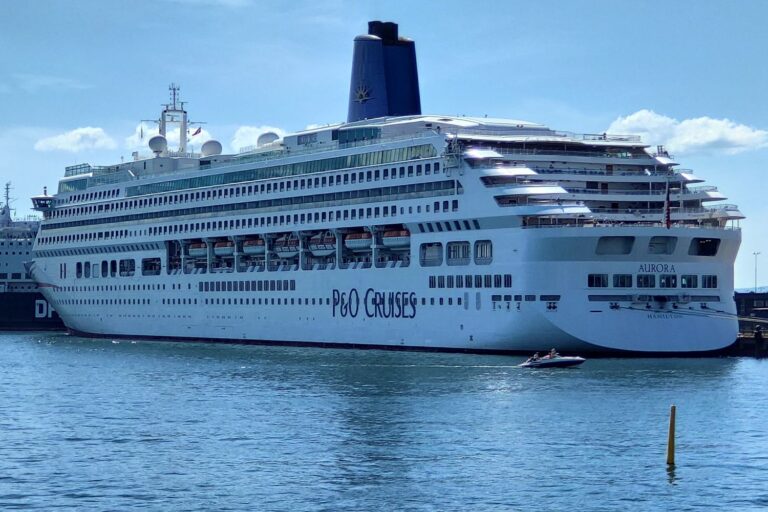 P&O Aurora docked in Oslo