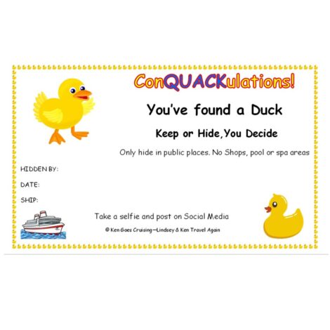 Cruising Duck Cards