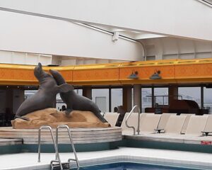 Sculpture beside the Pool