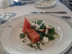 Watermelon, Feta and Rocket salad