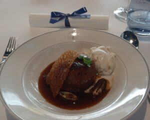 And Sticky Toffee Pudding to finish
