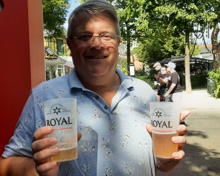 Stopping for a Beer in Tivoli