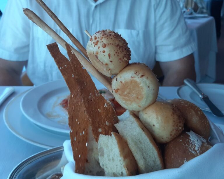 Bread selection in Toscana