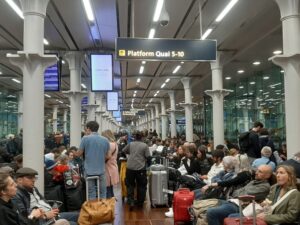 Waiting to Board EuroStar