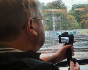 Ken Filming the Journey