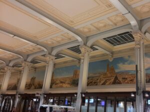 Beautiful Mural at Gare de Lyon Station