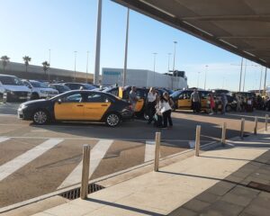 Taxis were plentiful