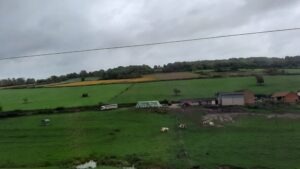 Views of the countryside at High Speed