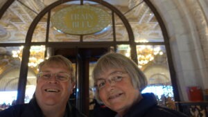 Outside of the Iconic Train Bleu Restaurant