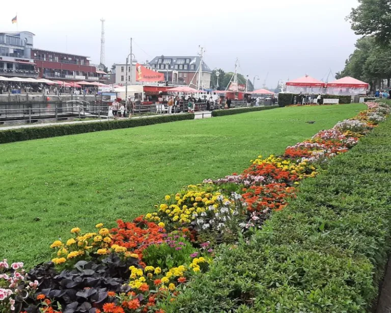 Park beside the local river