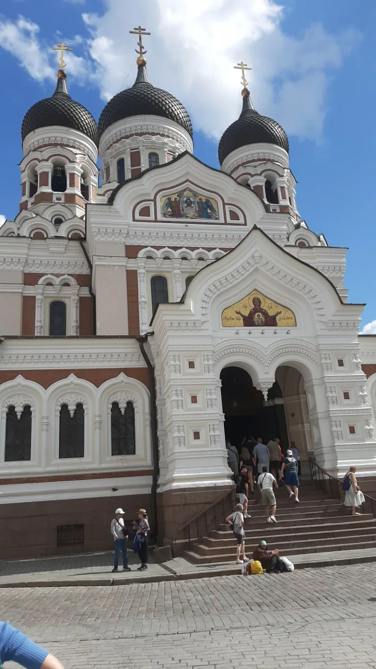 Entrance to Alexander Nevsky Cathedral