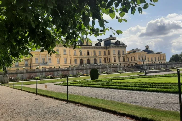 View of Drottningholm from the Palace Gardens