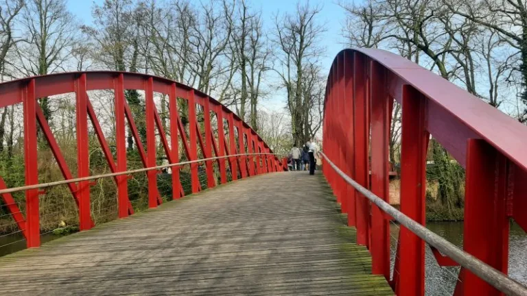 Bargebrug Bridge, Minnewater Park, Bruges