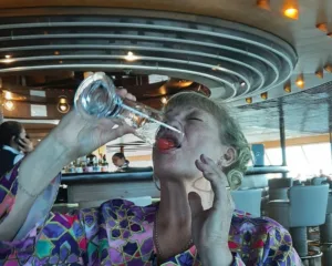 Ann really enjoyed the Pimms!
