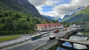 Overlooking the Port of Olden