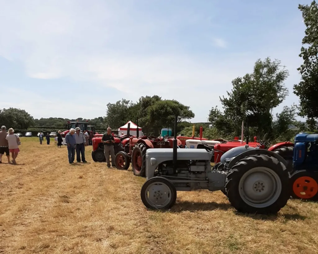 Vintage Tractors on display