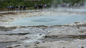 Stokkur Geysir about to spout