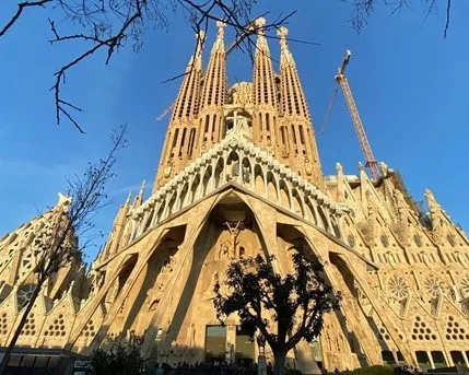 One entrance of Sagrada Familia