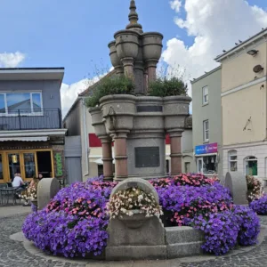 Triangles Fountain circa 1885