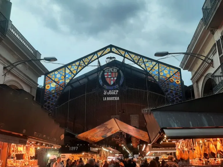 Entrance to La Boqueria Market