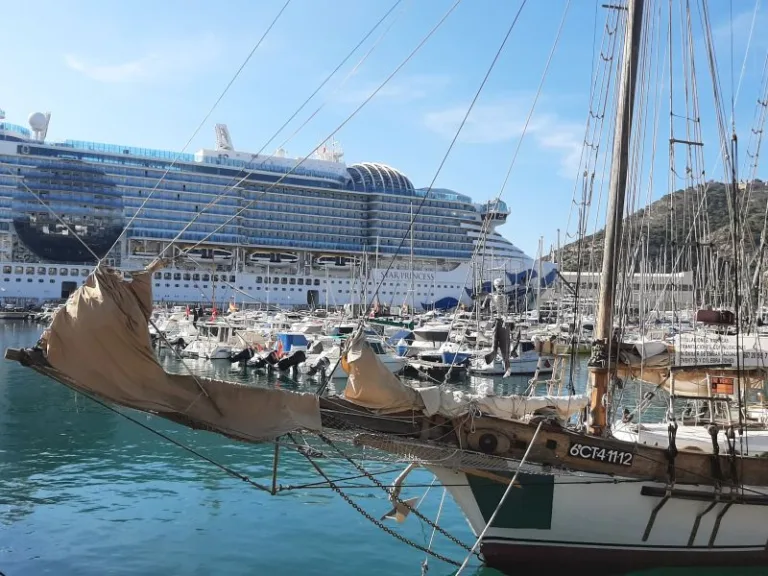 Star Princess docked at Cartagena